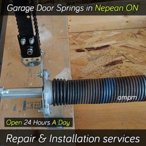 Garage doors spring replacement services in Nepean Ontario