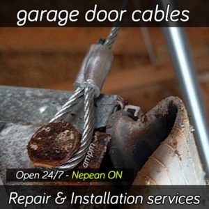 Garage door cable repair services in Nepean ON